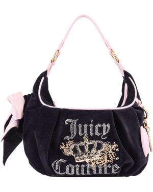 Juicy Couture Royal Bloom Hobo Bag - Blue