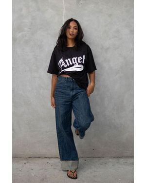 Juicy Couture Angel Couture Oversized Tee Dress - Black