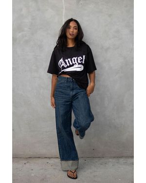 Juicy Couture Angel Couture Oversized Tee Dress - Black