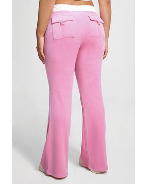 Juicy Couture Plus-Size Hollywood Heritage Track Pants - Pink
