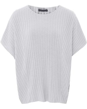 Oska Ribbed Knit 516 Jumper - Grey