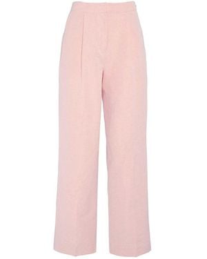 Barbour Linen Vivienne Trousers - Pink