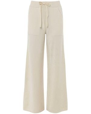 Replay Viscose-blend Regular Fit Joggers - Natural