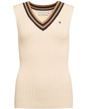Holland Cooper Zoe Sleeveless Tank - Natural