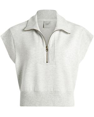 Varley Kelly Half-zip Sweatshirt - White