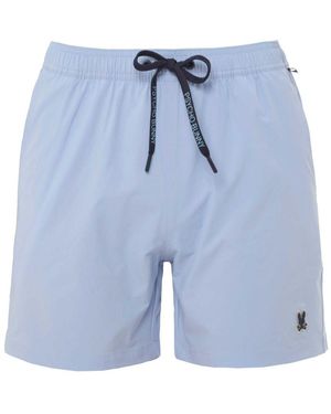 Psycho Bunny Hydrochromic Print Samos Swim Shorts - Blue