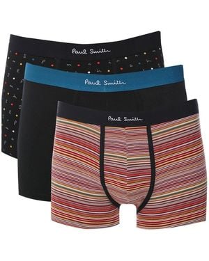 Paul Smith Mixed Boxer Briefs 3 Pack - Blue