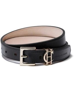 Holland Cooper Hc Slim Logo Belt - Black