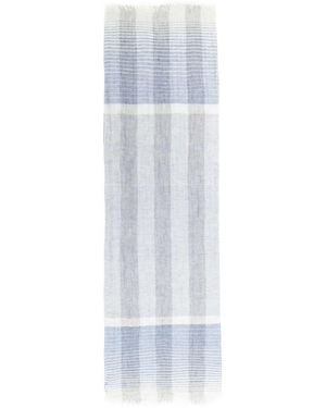 Oska Striped 508 Scarf - White