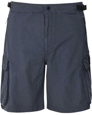 Ecoalf Organic Cotton Aliste Cargo Shorts - Blue