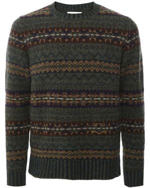 Eribé Fair Isle Brodie Jumper - Black