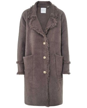Rino & Pelle Catena Fringe Cardigan - Brown