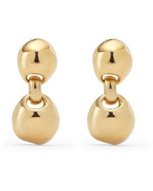 Uno De 50 Two Bead Earrings - Metallic