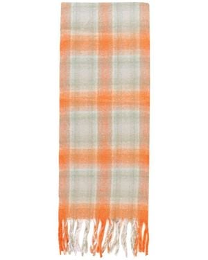 Rino & Pelle Hipke Check Scarf - Orange