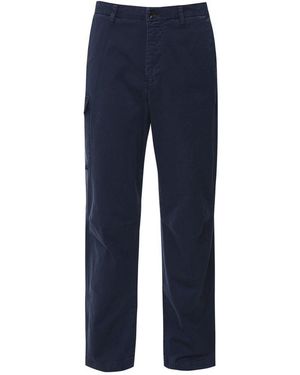 Paul Smith Twill Cargo Trousers - Blue