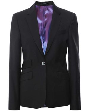 J. Blades Pocket Wool Jacket - Blue