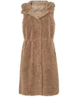 Rino & Pelle Ginny Long Reversible Waistcoat - Brown