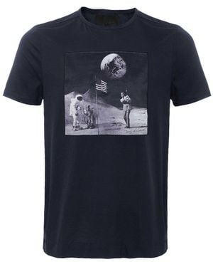Limitato Man On The Moon T-shirt - Blue