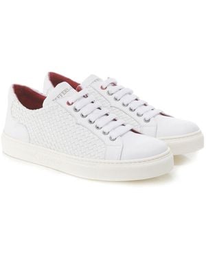 Jeffery West Leather Apollo Sunrise Trainers - White