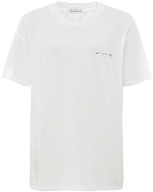 Anine Bing Walker Paris Spray Tee - White