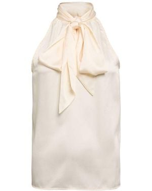 Holland Cooper Ariella Sleeveless Blouse - Natural