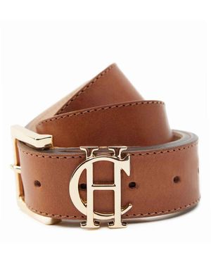 Holland Cooper Hc Classic Logo Belt - Brown