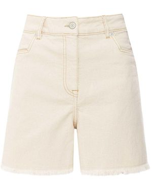 Paul Smith Ecru Denim Shorts - Natural