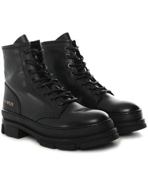 Replay Leather Vega Boots - Black