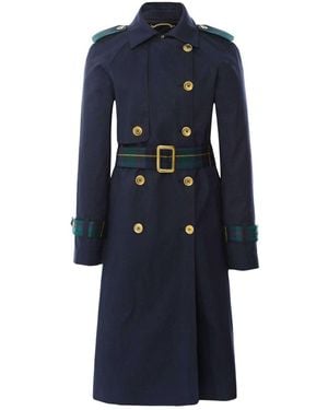 Hancock The Blair Trench Coat - Blue