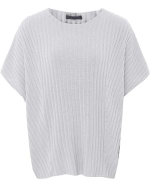 Oska Ribbed Knit 516/8407 Jumper - Grey