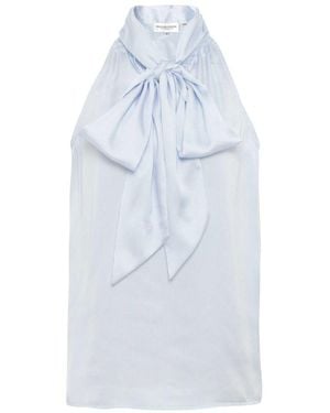 Holland Cooper Ariella Sleeveless Blouse - Blue