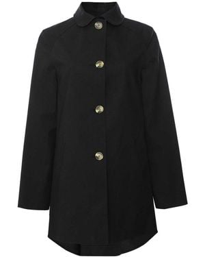 Hancock A-line Pea Coat - Black