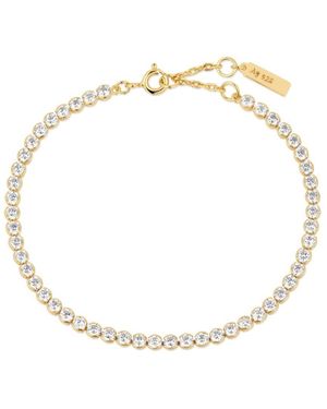 Ania Haie Row Bezel Set Bracelet - Metallic