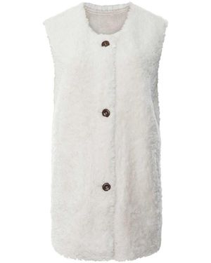 Studio Nordiic Long Reversible Waistcoat - Natural