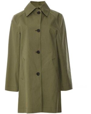 Hancock Classic Mac Coat - Green