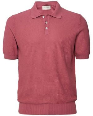 Gran Sasso Tennis Polo Shirt - Red