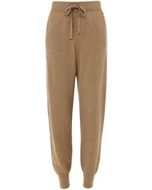 Replay Rib-knit Cuffed Joggers - Brown