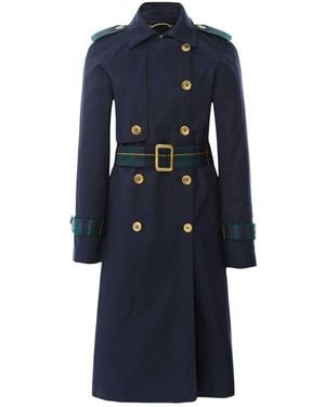 Hancock The Blair Trench Coat - Blue