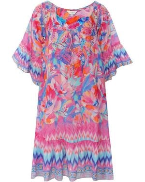 Inoa Silk Scilla Mini Dress - Pink