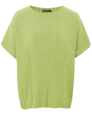 Oska Ribbed Knit 516 Jumper - Green