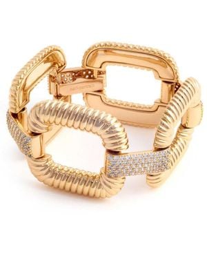 Self-Portrait Gold Knocker Bracelet - Metallic