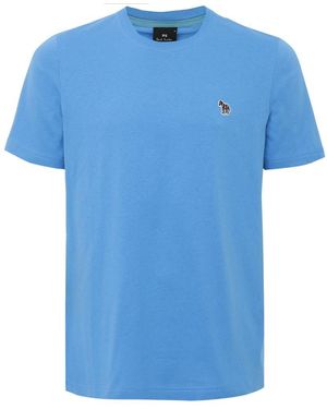 Paul Smith Organic Cotton Zebra T-shirt - Blue