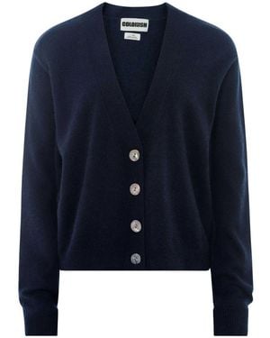 Colorush Acai Fitted Cardigan - Blue