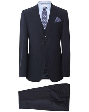 BOSS H-jeckson-3pcs-253 Suit - Blue