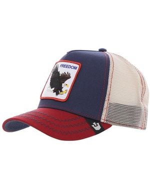 Goorin Bros The Freedom Eagle Trucker Cap - Blue