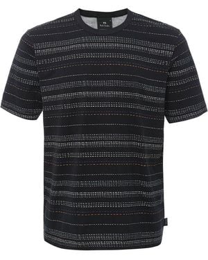 Paul Smith Multi-stripe T-shirt - Black