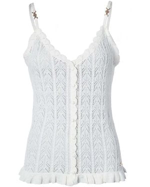 Holland Cooper Pointelle Cami - White