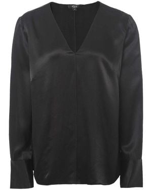 Rails Satin Liliana Blouse - Black