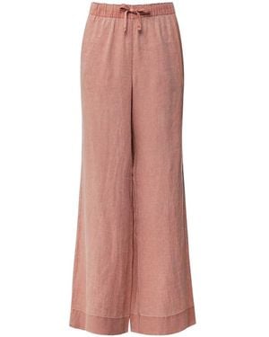 Ecoalf Mosa Linen Trousers - Pink