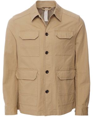 Sseinse Four Pocket Overshirt - Natural